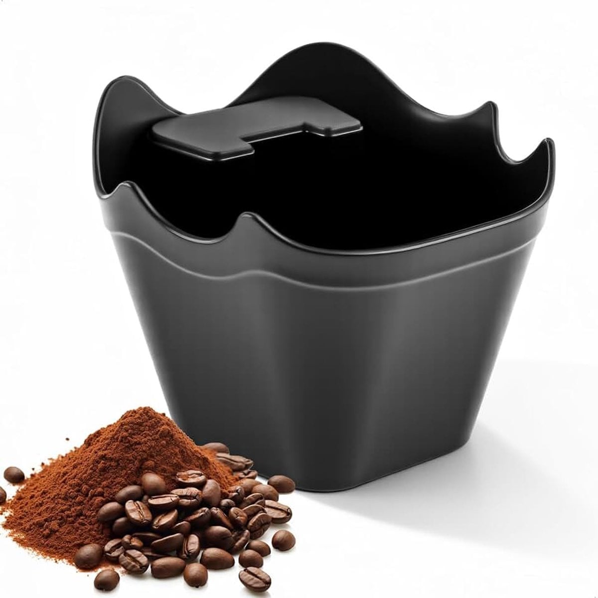 Multifunctionele afklopbak voor koffiedik en accessoires voor zeefhouders