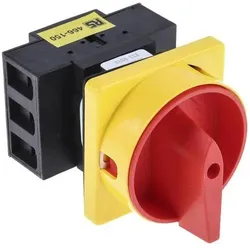 RS PRO Trennschalter 32A 3-polig Frontplatte, Schalter + Taster, Rot