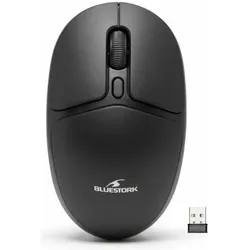 Bluestork Schnurlose Mouse Office 25 (Kabellos), Maus, Schwarz