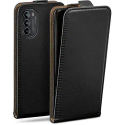 moex Flip Case Motorola Moto G82 5G Klapphülle Leder Optik