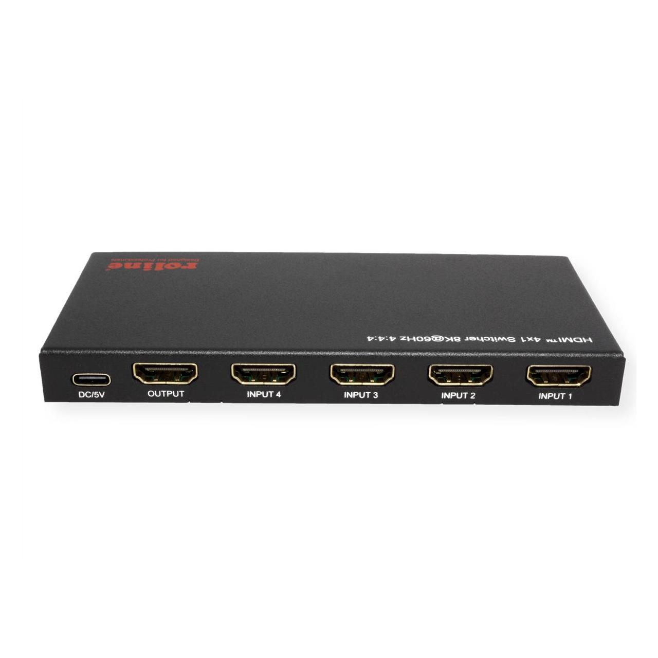Roline 8K HDMI Switch, 4-fach (14.01.3587)