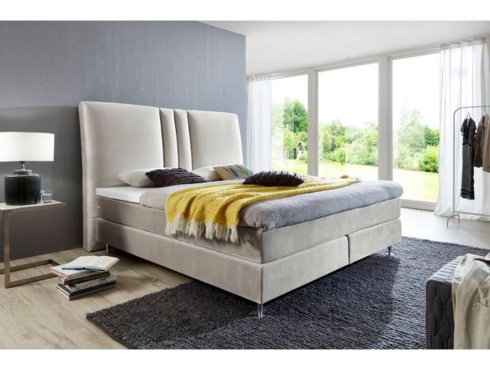 ATLANTIC home collection Rita mit Topper und hohen Kopfteil
