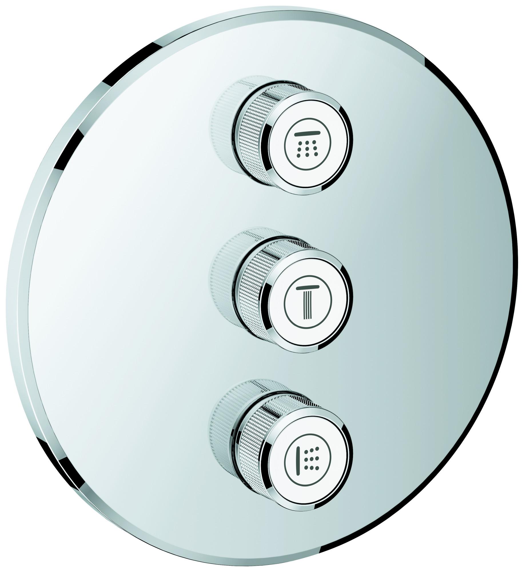 GROHE FACH UNTERPUTZVENTIL FERTIGMONTAGESET, Badewanne & Dusche, Drehventile, Metall, Chrom