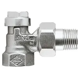 Heimeier Regulux Rücklaufverschraubung mit Entleerung DN 20 3/4" Eck