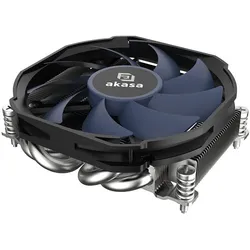Akasa ALUCIA H4A Flachbau CPU-Kühler (29.50 mm), CPU Kühler, Schwarz