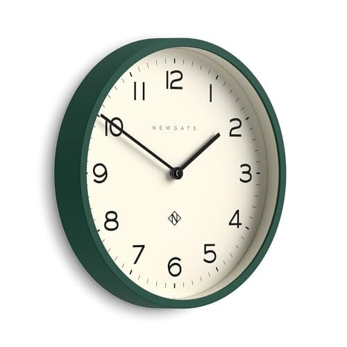 Newgate Number Four Echo wandklok - Groen - Analoog - 30 cm