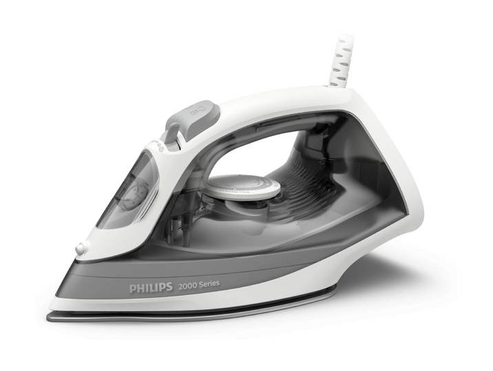 Dampfbügeleisen PHILIPS 2000 Series DST2020/81 , grau (grau, weiß), Bügeleisen, Dampfbügeleisen