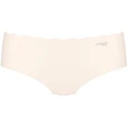 Sloggi Damen Hipster - Zero Feel Wavy, Mikrofaser, einfarbig Weiß / L