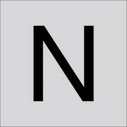 RZB 99222.013.N Buchstabe N 100 mm 1 St.