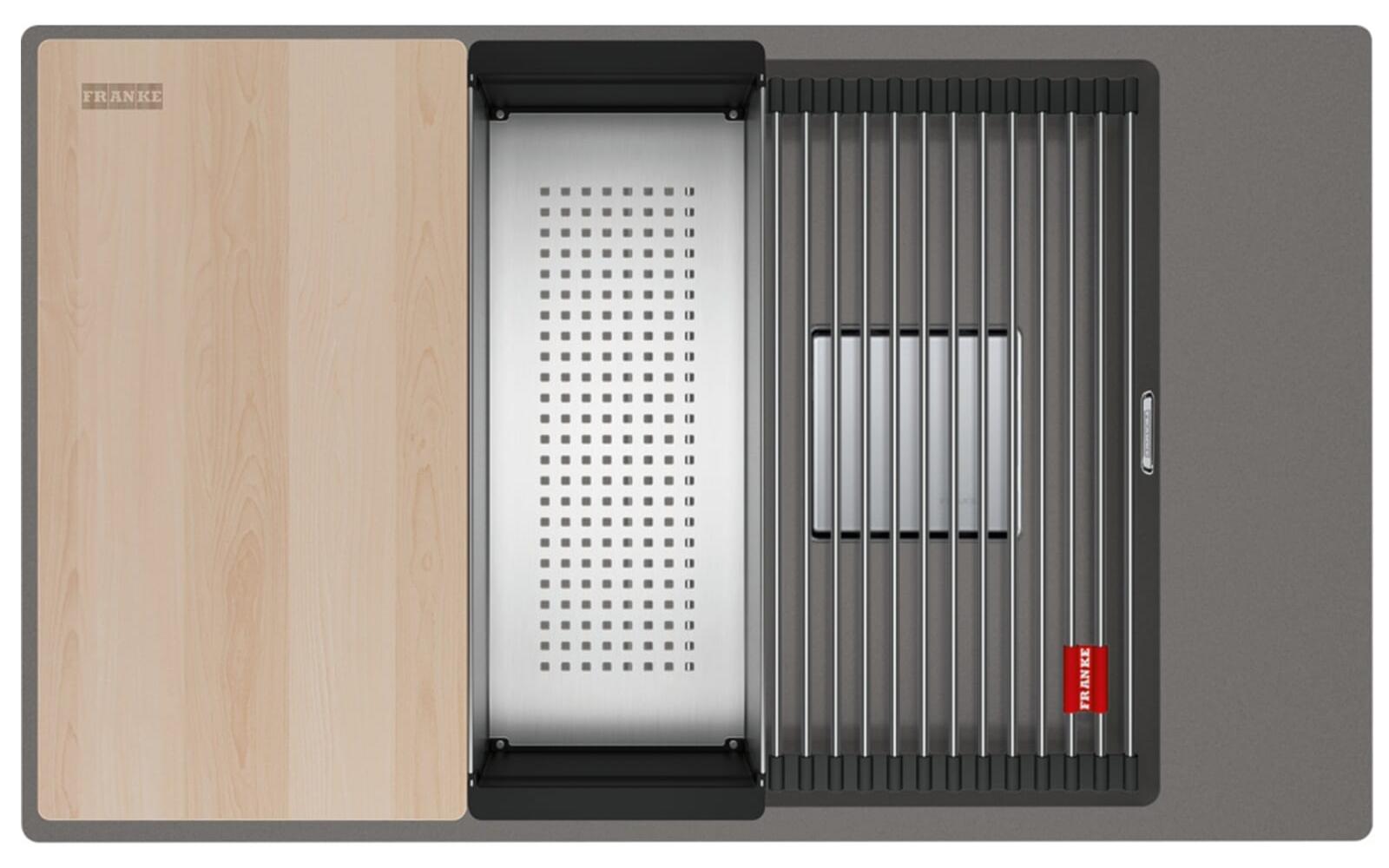 Franke Kubus 2 Pro KNG 110-62 Steingrau - 125.0747.715 Granitspüle