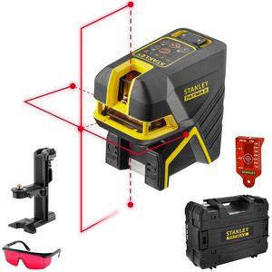 Stanley Kreuzlinienlaser FMHT1-77415, FATMAX, roter Laser, selbstnivellierend, mit Halterung und Koffer