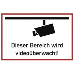 Hinweiszeichen Videoüberwacht - 8076A