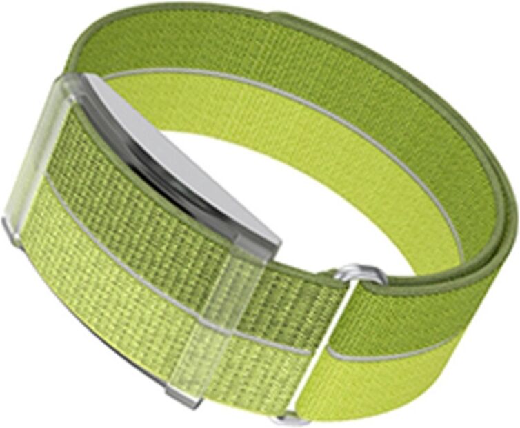 INF Nylon-Schnellverschluss-Uhrenarmband, kompatibel mit COROS Herzfrequenz-Armband – atmungsaktiv, weiche Fleece-Oberfläche, Grün