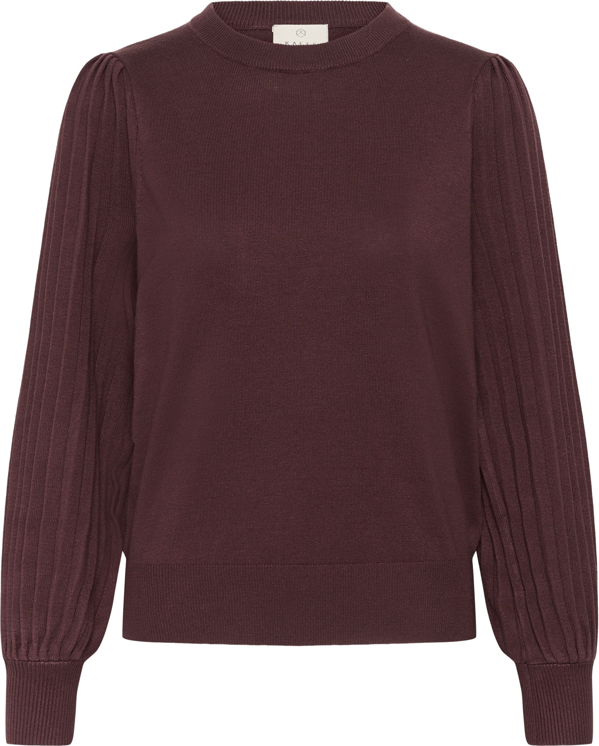 Strickpullover KAFFE "Damen Strickpullover KAlone", Damen, Gr. M, braun (fudge), Obermaterial: 80% Viskose CV. 20% Nylon NY., Pullover Strickpullover