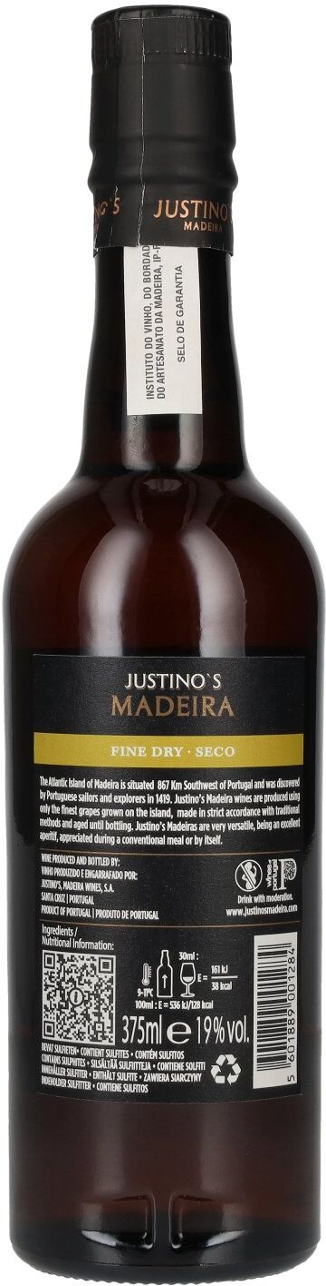 Justino's Madeira Wines Justino's Madeira FINE DRY 19% Vol. 0,375l