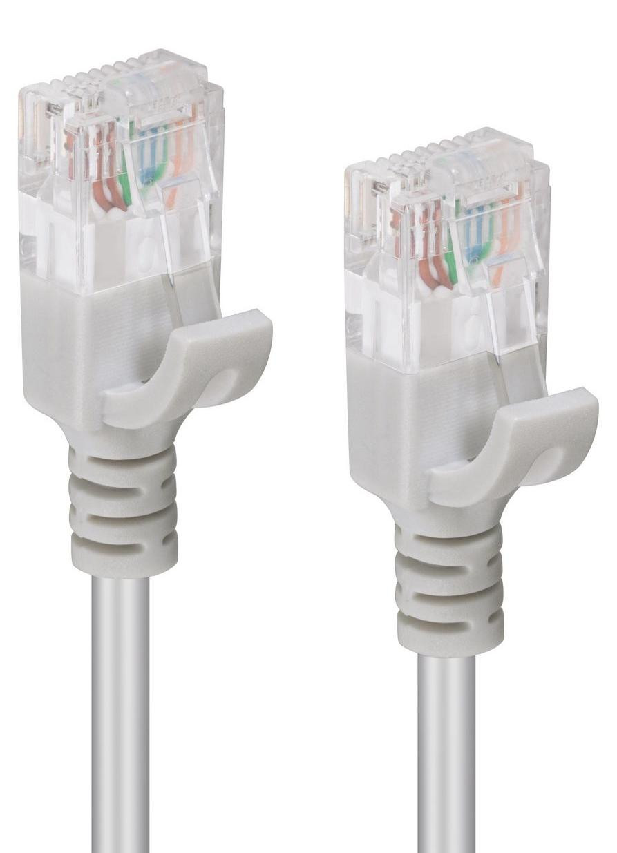 Microconnect V-UTP6015-SLIM Cat6 U/UTP Netwerkkabel, 1,5 meter, Grijs