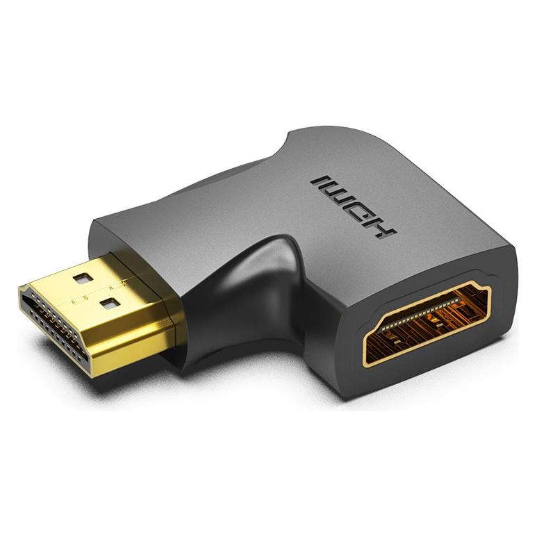 Vention HDMI 90 degree Adapter 4K 60Hz, AIOB0 (Black) (HDMI, HDMI) (AIQB0)