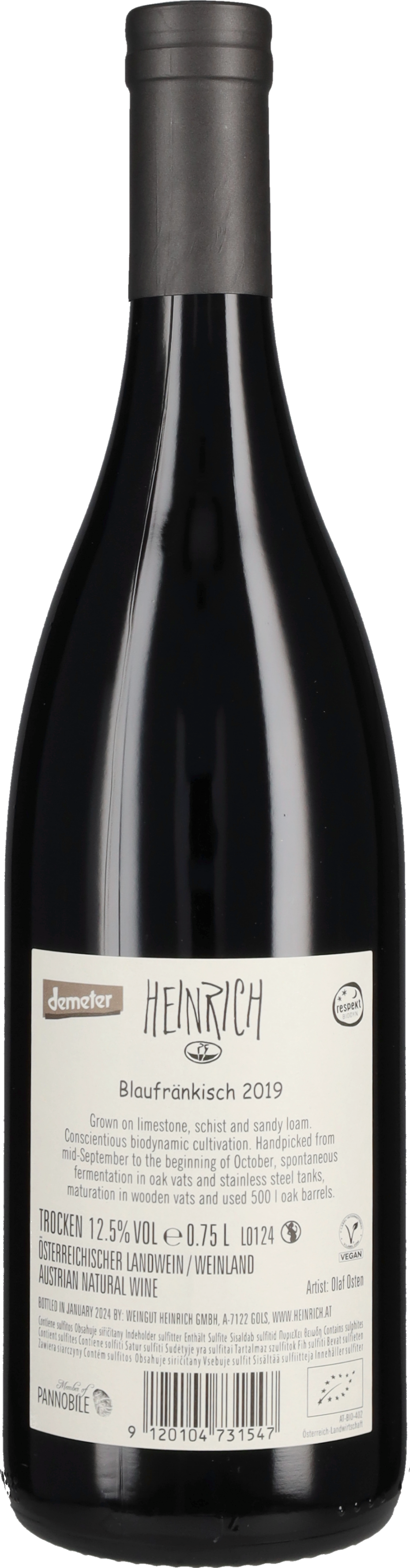Blaufrankisch Weingut Heinrich 2019