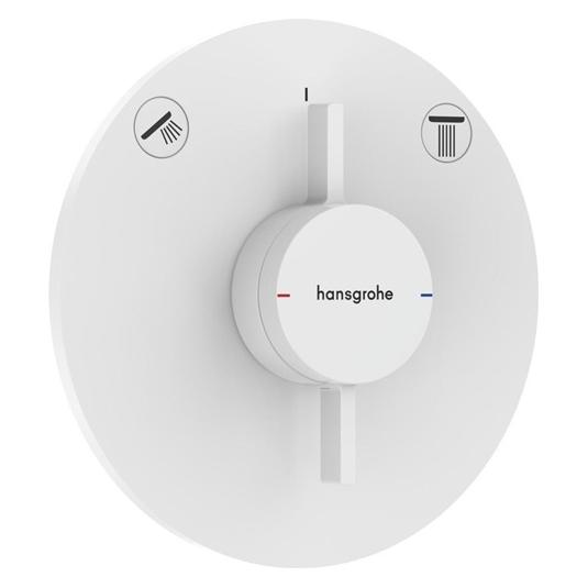 hansgrohe DuoTurn S Mischer, Unterputz, 2 Verbraucher, 2 Funktionen, runde Rosette, 75418 (75418700)