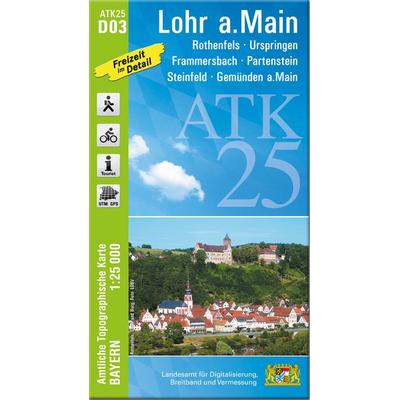 ATK25-D03 Lohr a.Main (Amtliche Topographische Karte 1:25000), Sonstige von , Landesamt für Digitalisierung, Breitband und Vermessung, Bayern,