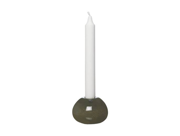 ERNST Bougeoir en verre Ernst Ø7,5 cm Vert