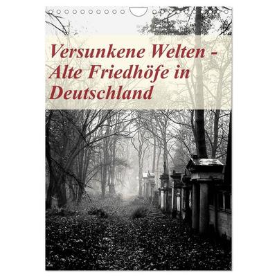 Versunkene Welten - Alte Friedhöfe in Deutschland (Wandkalender 2027 DIN A4 hoch), CALVENDO Monatskalender