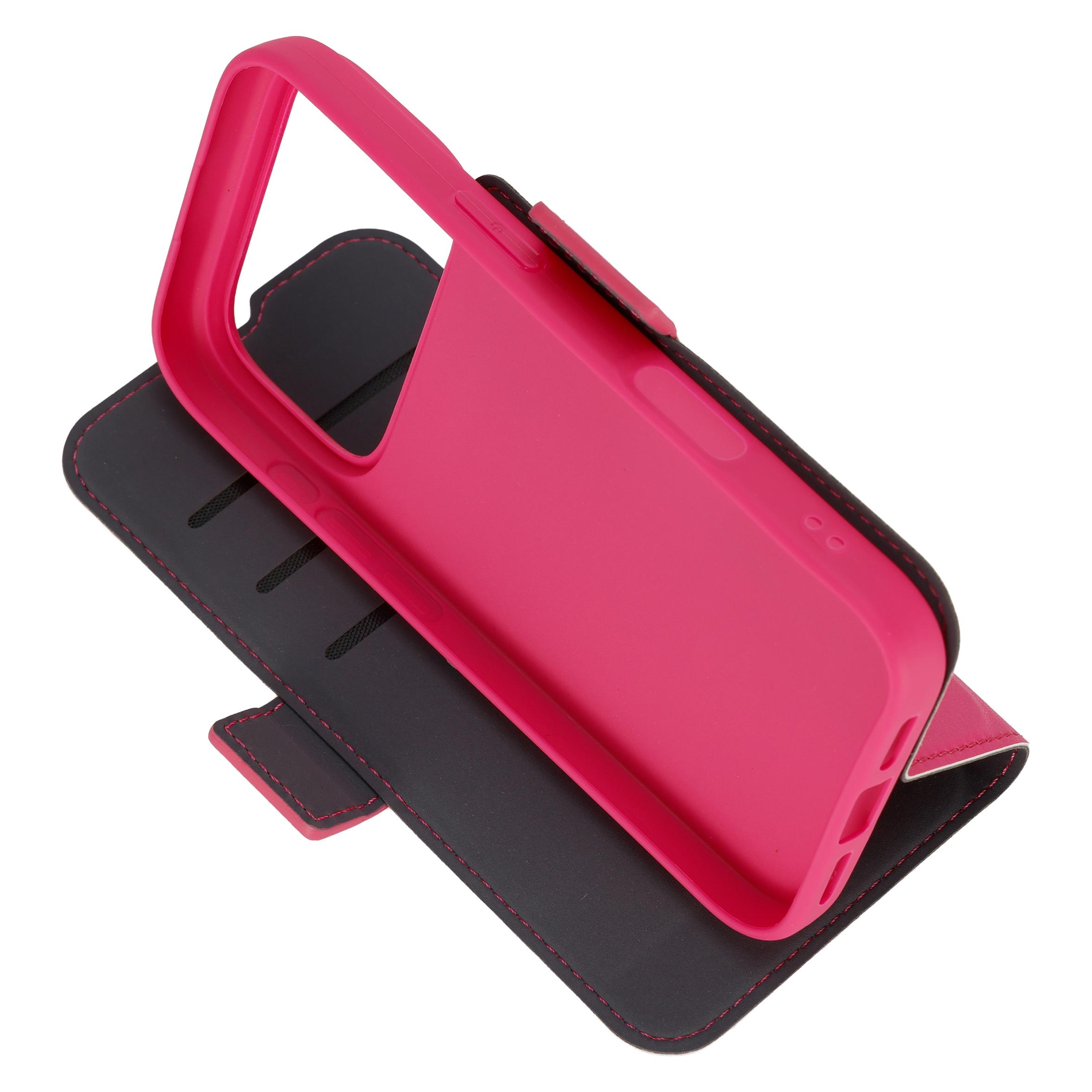 FoneKit MagSafe BookCase Schutzhülle, iPhone 18 Pro / 17 Pro, pink (Apple iPhone 17 Pro, Apple iPhone 18 Pro) (6438148069049)
