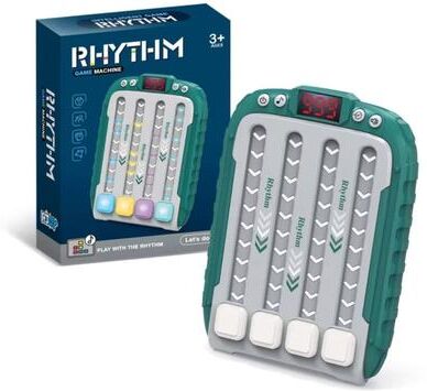 Uplift Picks Music Rhythm Game Machine Light Up Brain Training Puzzle Toy For Kids green
