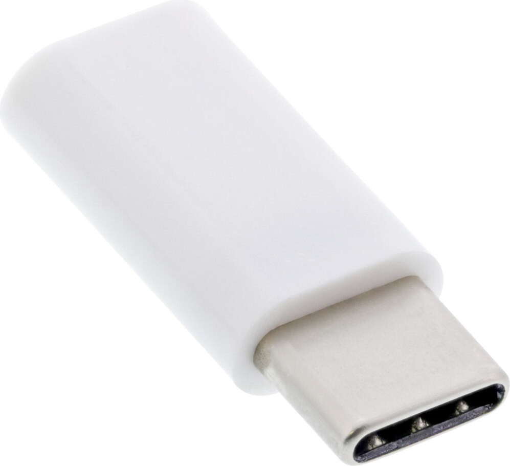 InLine 33303I USB Type C naar MicroUSB 2.0 kabel, wit
