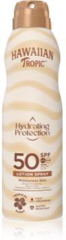 Hawaiian Tropic Hydrating Protection Lotion Spray spray bronzeador SPF 50 220 ml. Hydrating Protection Lotion Spray
