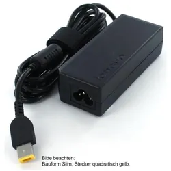 Lenovo EU,1M,3P,NON-LH,LTK (65 W), Notebook Netzteil, Schwarz