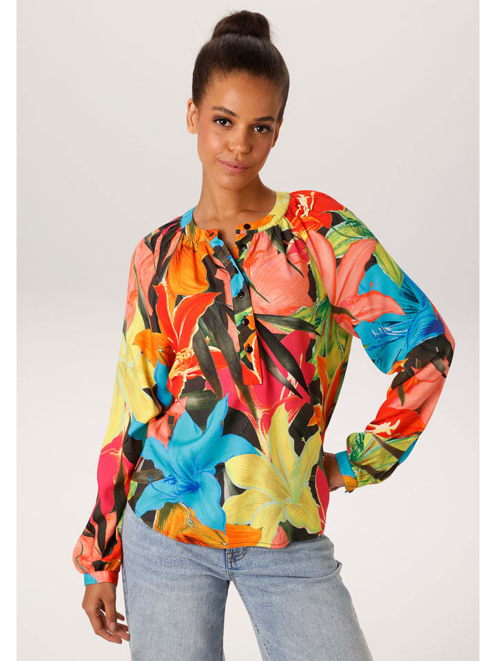 Aniston Bluse in Bunt - 36