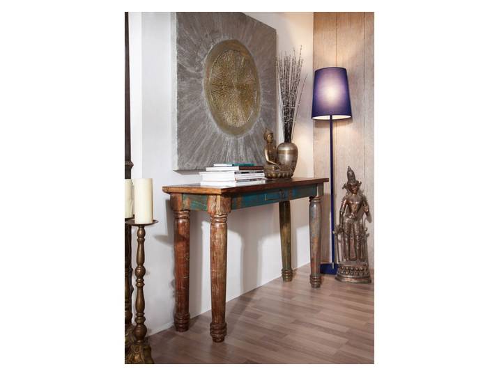 Konsolentisch Altholz 120x40x76 mehrfarbig lackiert FABLE #11