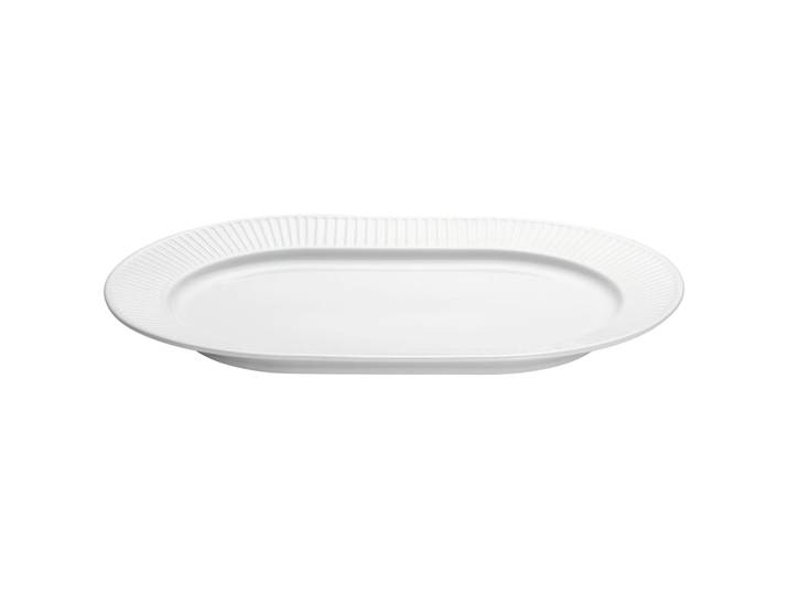 Pillivuyt Assiette de service ovale Plissé Blanc