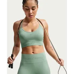 NIKE Damen BH Pro Seamless, Größe L in Grün Grün