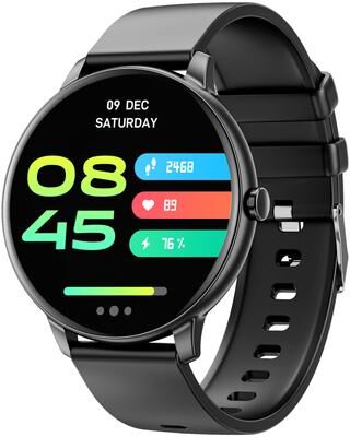 All Categories Goods Bluetooth Call Women Smartwatch, 1.39 Touch Screen, Health Monitoring, Waterproof Fitness Smart Watches For Men black