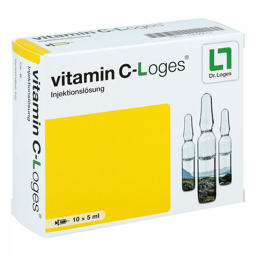 Dr. Loges + Co. GmbH Vitamin C Loges 5 ml Injektionslösung 13699651