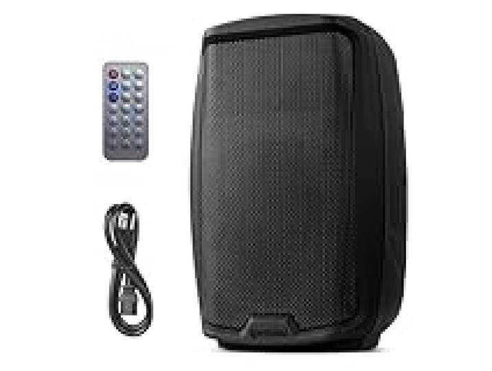 Gemini Sound AS-2115BT Active Bluetooth PA système, 15 Woofer 2000W DJ en Haut-parleurs de DJ, SD, USB, XLR Entrée / sortie, 2 x 1/4 Pouce Microphone / RCA et entrées aux entrées avec poignées, TWS