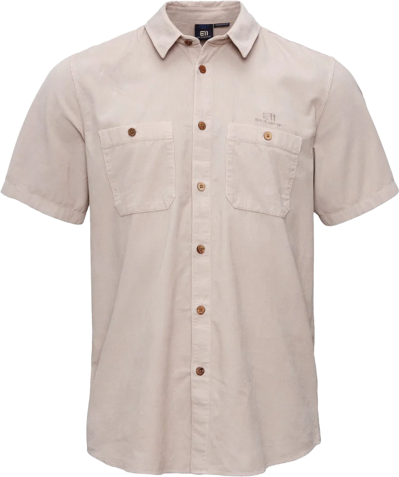 Elevenate Men's Estate Cord Shirt Latte XL