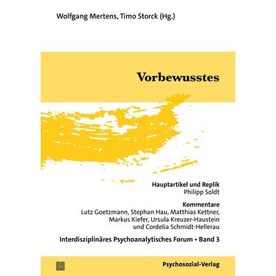 Vorbewusstes, Taschenbuch von , Psychosozial, 978-3-8379-3370-3