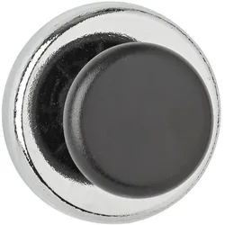 MAUL Kraft-Magnet mit Griffknopf Größe 36mm 5000g hellsilber Packung mit 4 Stück