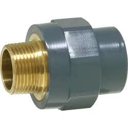 Übergangs-Muffennippel PVC-U (Ausführung: 50 mm 1 1/2'' IG)