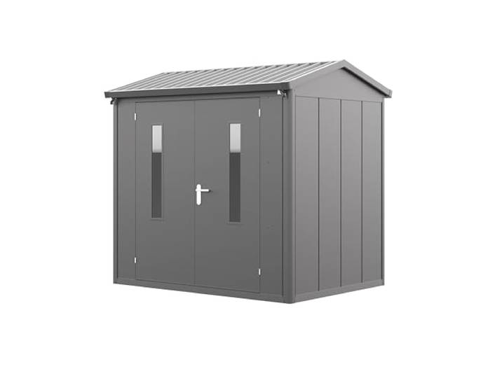 GFP Primeyard Tuinschuur metalen 228x180x231 cm tuinhuis antraciet