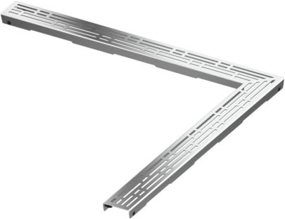 TECE Designrost 610910 TECEdrainline basic 90 x 90 cm, 90° Winkel, edelstahl poliert