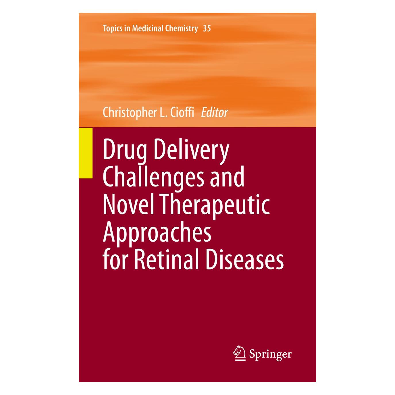 Springer Drug Delivery Challenges and Novel Therapeutic Approaches for Retinal Diseases (Englisch, Hardcover, Christopher L. Cioffi) (9783030566180)