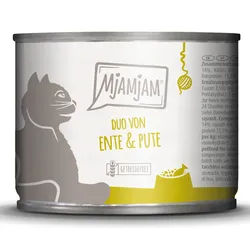 MjAMjAM DUO von zarter Ente & guter Pute an gedämpftem Kürbis 6x200 g