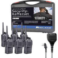 Midland G15 Pro NC PMR 6er Security inkl. MA 25-M C1127.S5 PMR-Handfunkgerät 6er Set