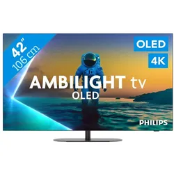 Philips 42OLED810/12 (42", OLED810, OLED, 4K, 2025), TV, Schwarz
