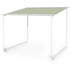 Blumfeldt Nantes Pavillon Gazebo Sonnendach 3x3m Polyester Stahlrahmen UV50+ Bodenrollen Moosgrün