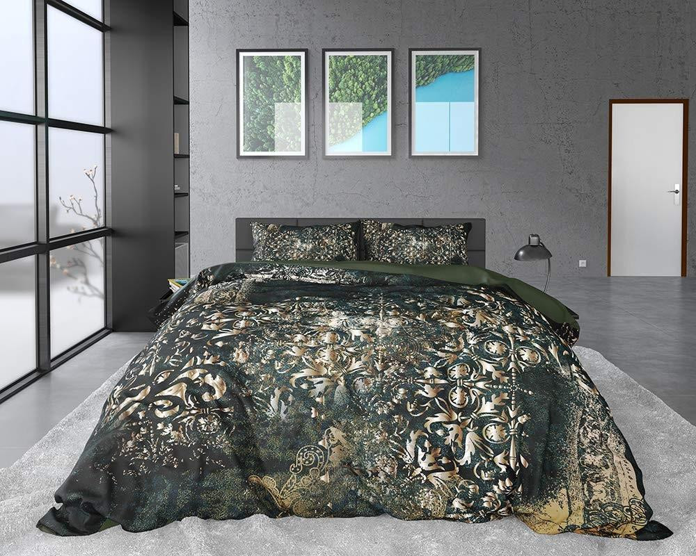 Omgoods Katoenen Satijnen Duvet Cover Set Nairobi